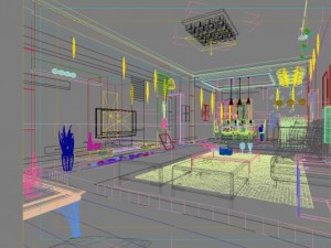 livingroom 025 Modelo 3D