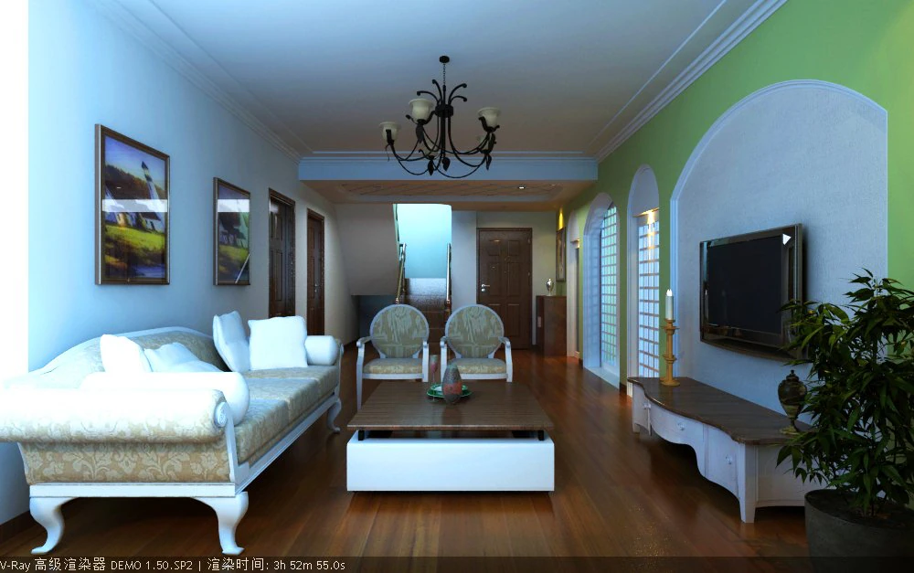livingroom 028 3D Model .c4d .max .obj .3ds .fbx .stl .blend 