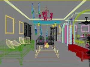 livingroom 028 3D Model
