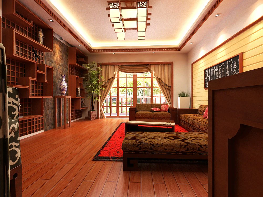livingroom 032 3D Model .c4d .max .obj .3ds .fbx .stl .blend 