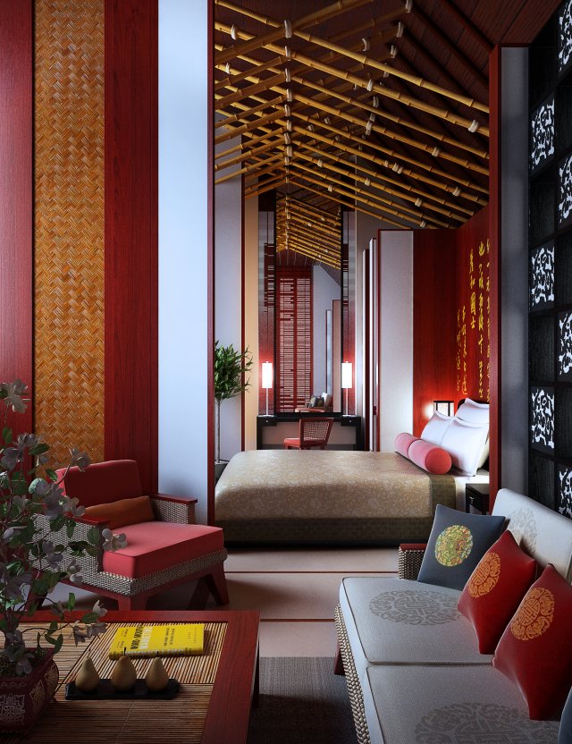 livingroom 041 3D Модель .c4d .max .obj .3ds .fbx .stl .blend 
