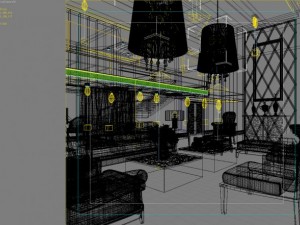 livingroom 050 Modèle 3D