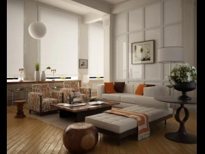 sala de estar 038 Modelo 3D