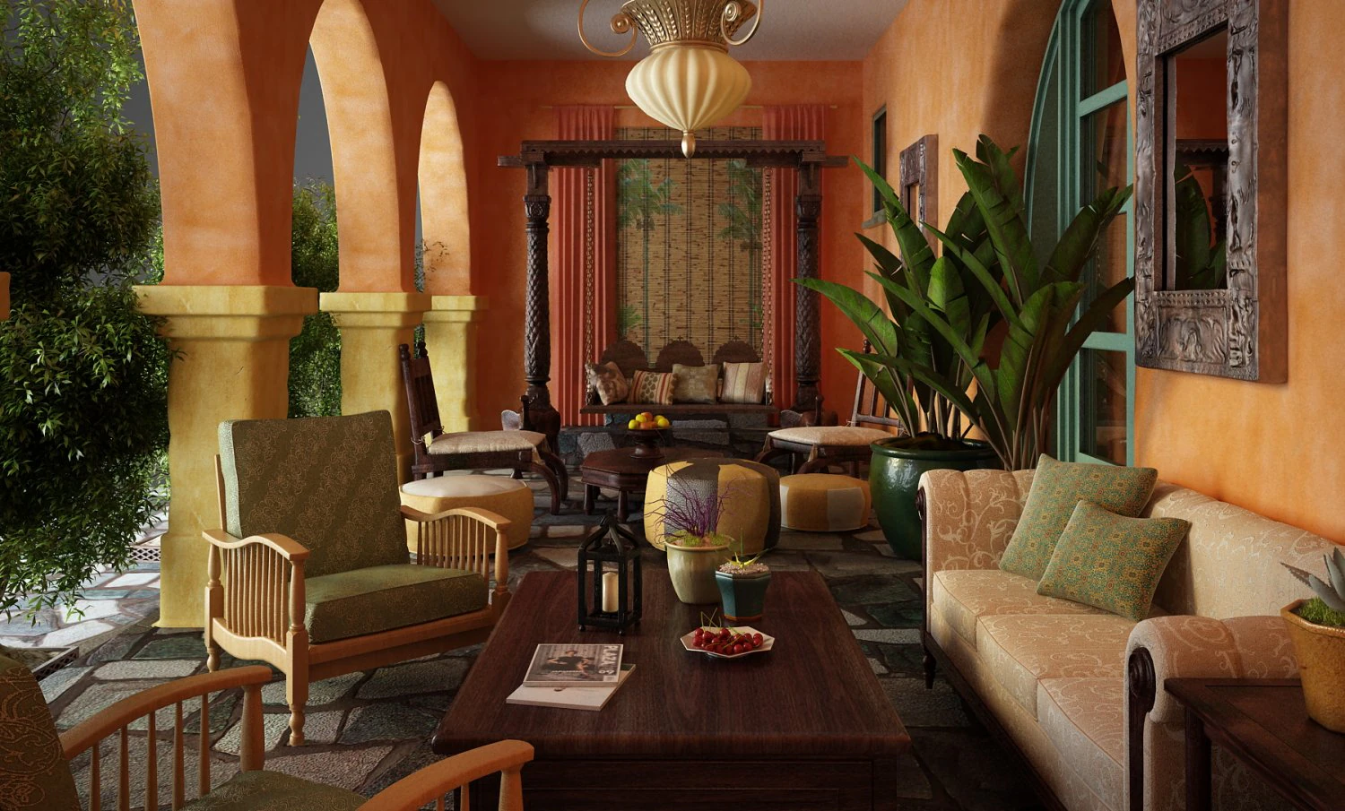 livingroom 035 3D Model .c4d .max .obj .3ds .fbx .stl .blend 