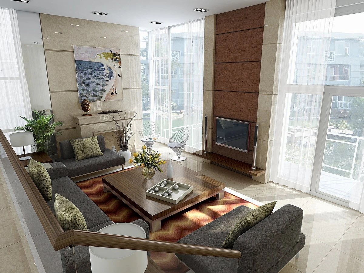 livingroom 042 3D Model .c4d .max .obj .3ds .fbx .stl .blend 