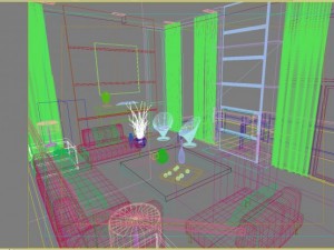 livingroom 042 3D 모델