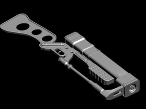 laser rifle Modelo 3D