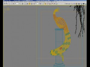 peacock 3D मॉडल