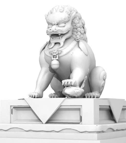 ライオン2 3Dモデル .c4d .max .obj .3ds .fbx .stl .blend 