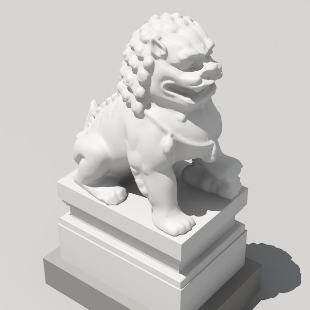 lion 5 3D Model .c4d .max .obj .3ds .fbx .stl .blend 