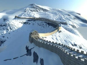 the great wall 3D Model