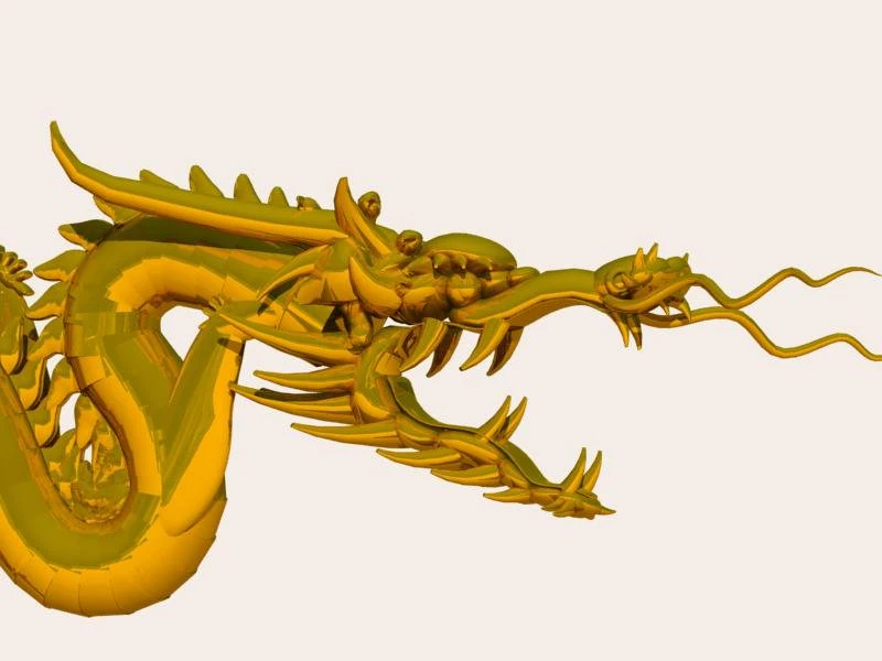 dragon 003 3D Model .c4d .max .obj .3ds .fbx .stl .blend 