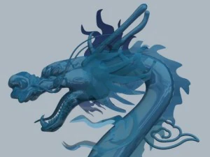дракон 002 3D Модель