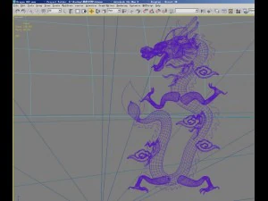 дракон 002 3D Модель