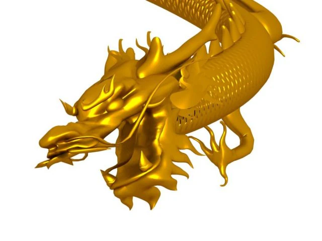 dragon 004 3D Model .c4d .max .obj .3ds .fbx .stl .blend