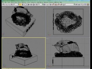 gold cattle 3D Model