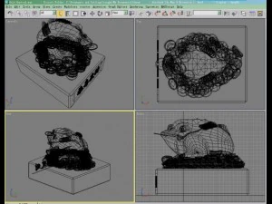 gold cattle 3D Model