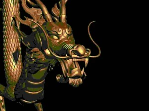 drag&atilde;o 012 Modelo 3D