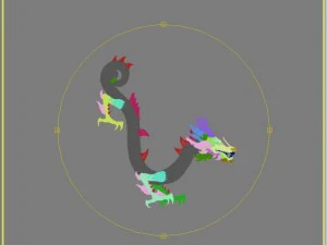 dragon 012 3D Model