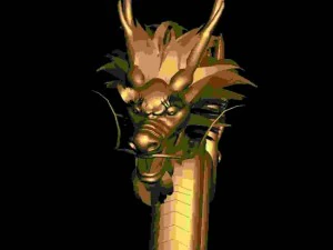 drag&atilde;o 013 Modelo 3D