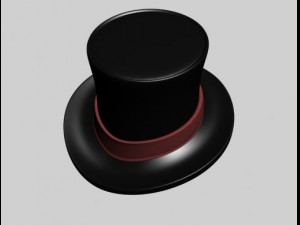 top hat 3D Model