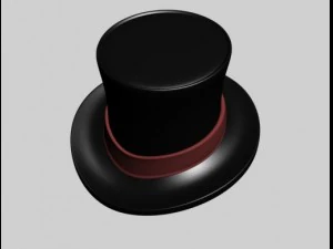 top hat 3D Model
