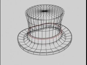 top hat 3D Model