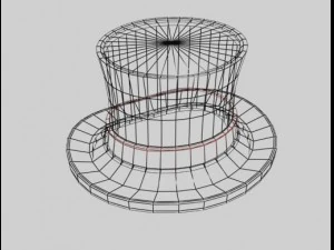 top hat 3D Model