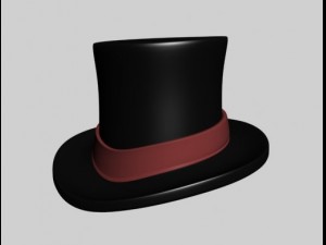 top hat 3D Model