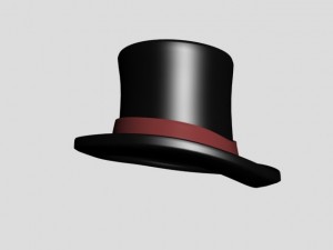 top hat 3D Model