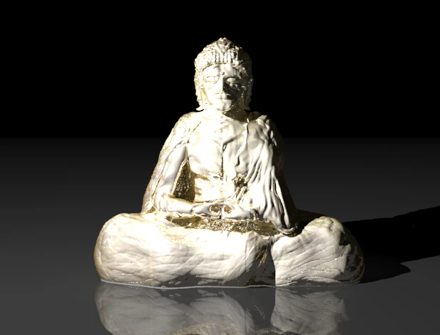 statuette of buddha 3D Print Model .c4d .max .obj .3ds .fbx .stl .blend