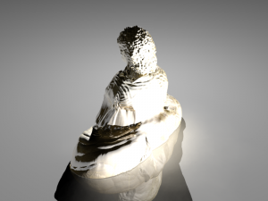 statuette of buddha 3D-Druckmodell