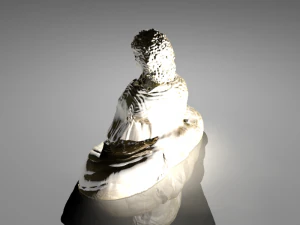 statuette of buddha 3D Print Model