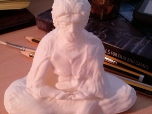 statuette of buddha 3D-Druckmodell