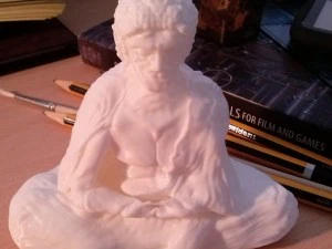 statuette of buddha 3D Print Model