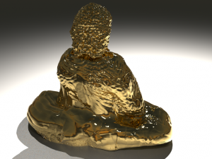 statuette of buddha 3D-Druckmodell