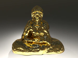 statuette of buddha 3D Print Model