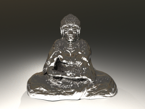 statuette of buddha 3D-Druckmodell