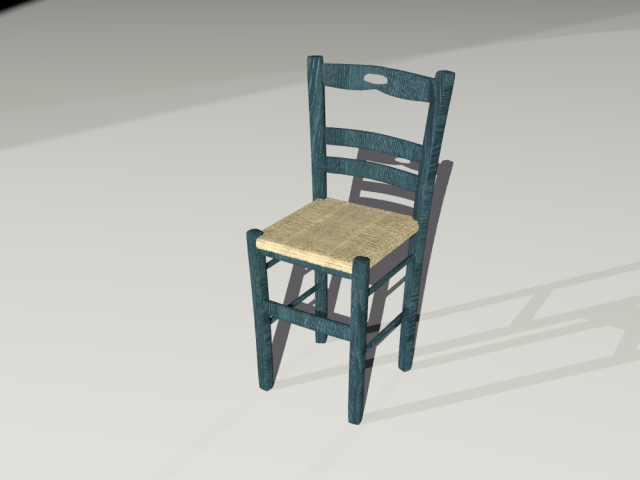traditional chair from the greek islands 3D Model .c4d .max .obj .3ds .fbx .stl .blend 