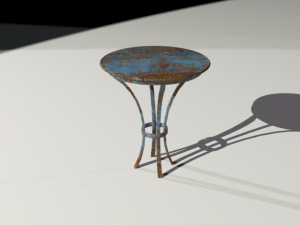 traditional tabletop from the greek islands Modello 3D