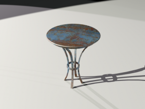 traditional tabletop from the greek islands Modello 3D