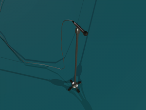 microphone with stand Modelo 3D