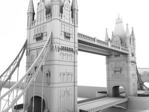 london tower bridge 3D Модель