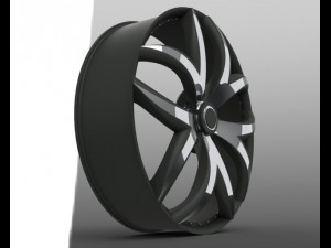 racing whell Model 3D