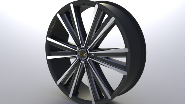 oz racing wheel Modèle 3D .c4d .max .obj .3ds .fbx .stl .blend 