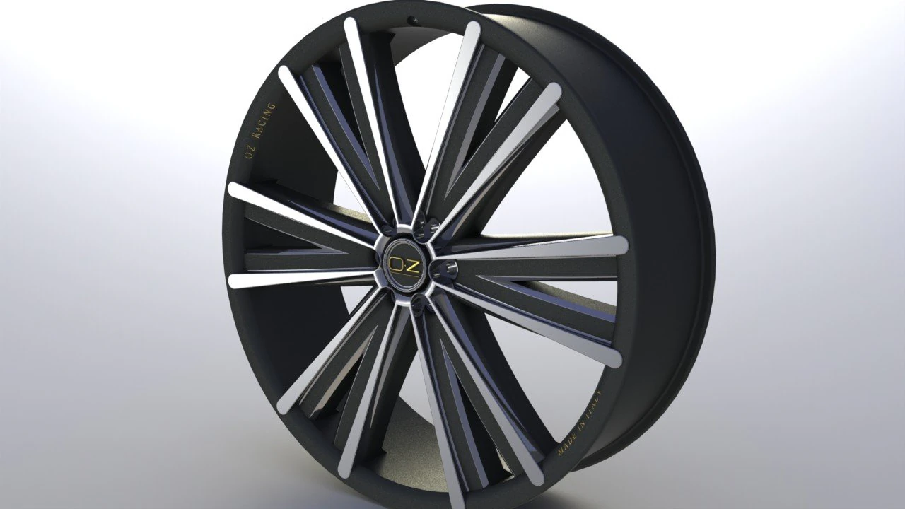 oz racing wheel 3D Model .c4d .max .obj .3ds .fbx .stl .blend 