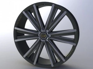 oz racing wheel 3D Model