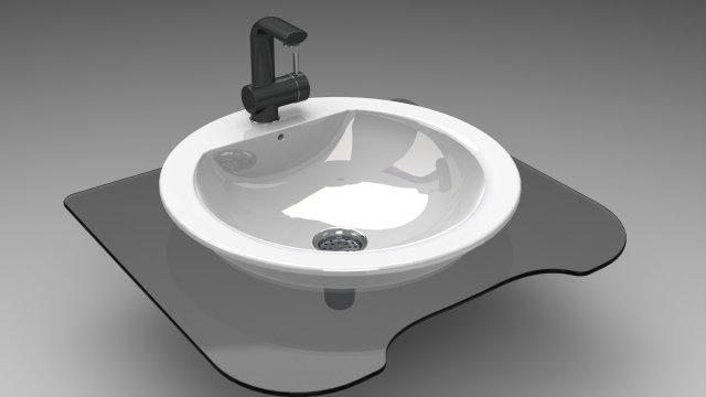 bathroom sink Modelo 3D .c4d .max .obj .3ds .fbx .stl .blend 