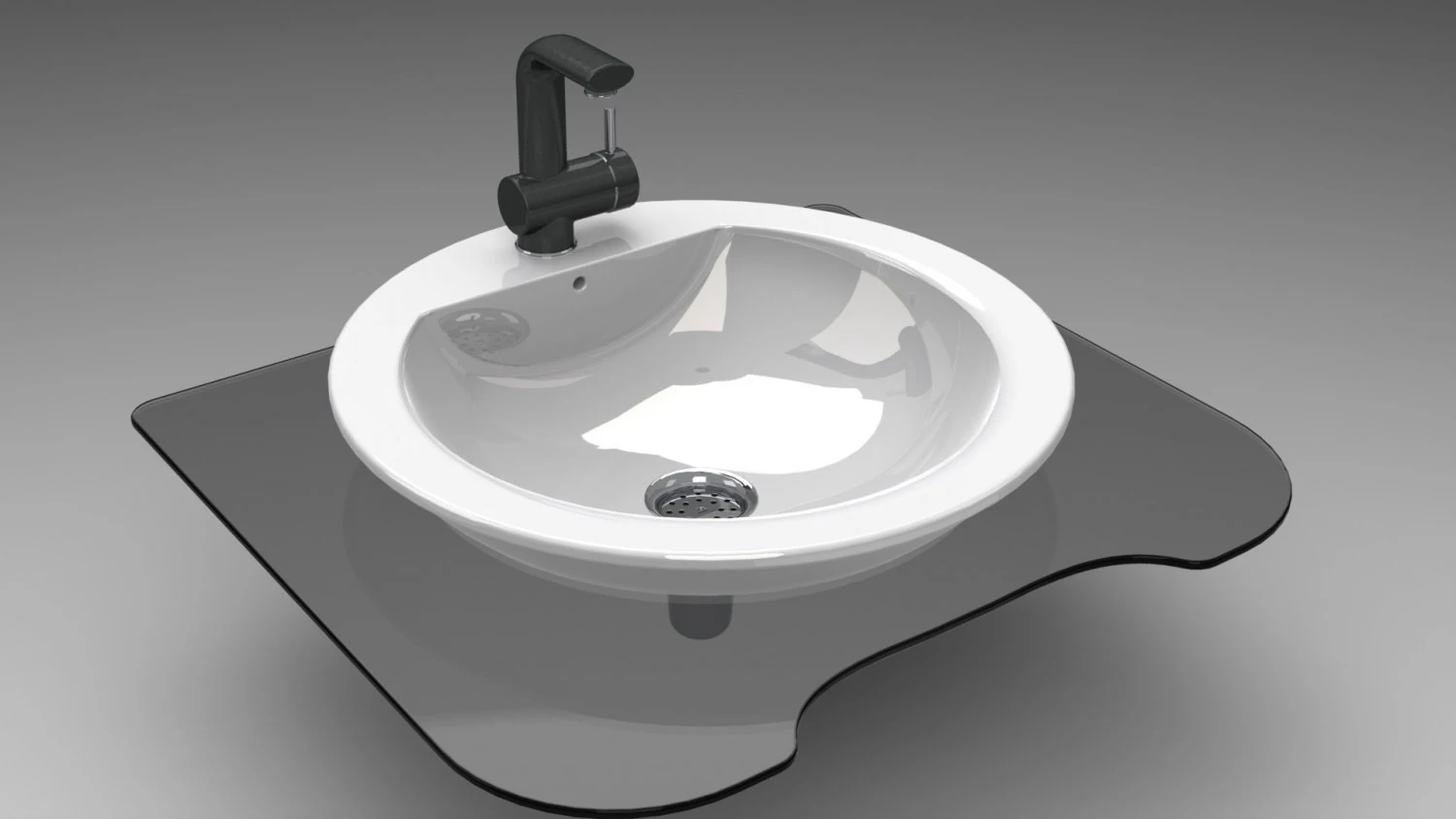 bathroom sink 3D Model .c4d .max .obj .3ds .fbx .stl .blend 