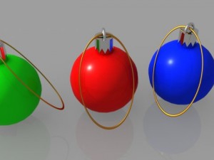 christmas balls 3D Model